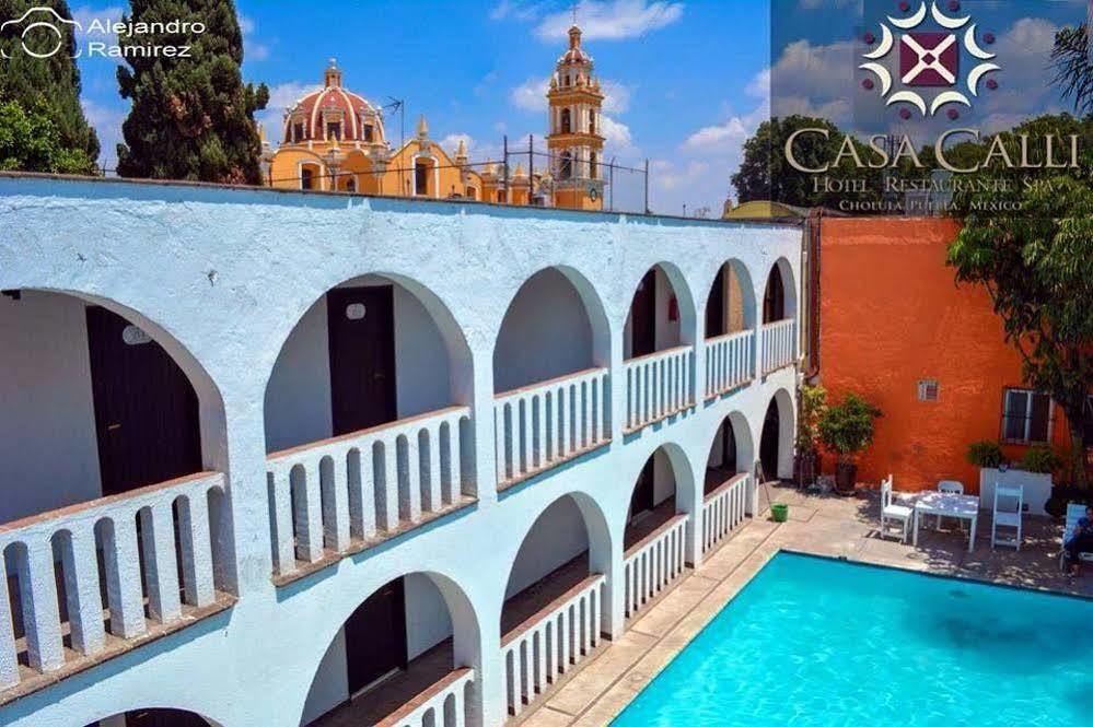 Hotel Calli Quetzalcoatl Cholula Bagian luar foto